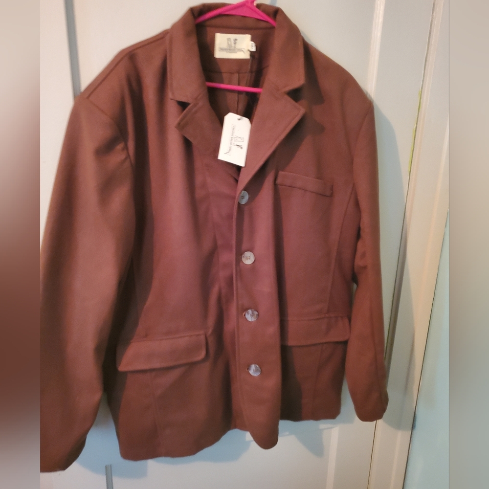 Fashion Brand Company XL Heavy Linen Jacket